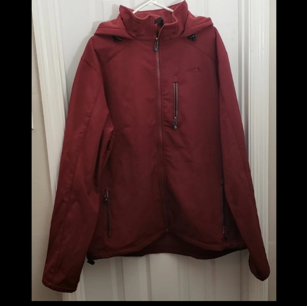 Men's Burgundy 2X Polar Edge Jacket